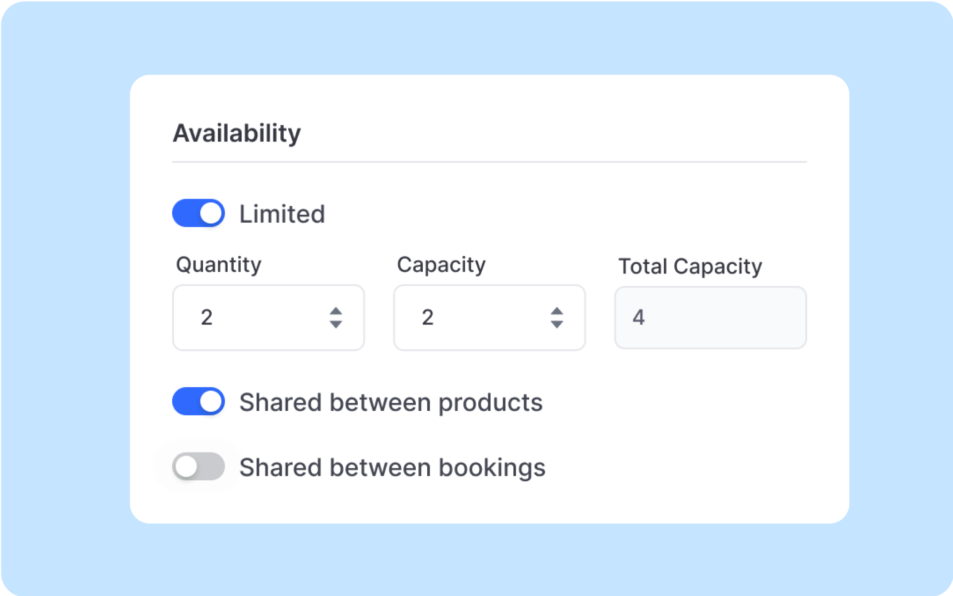 Product inventory
